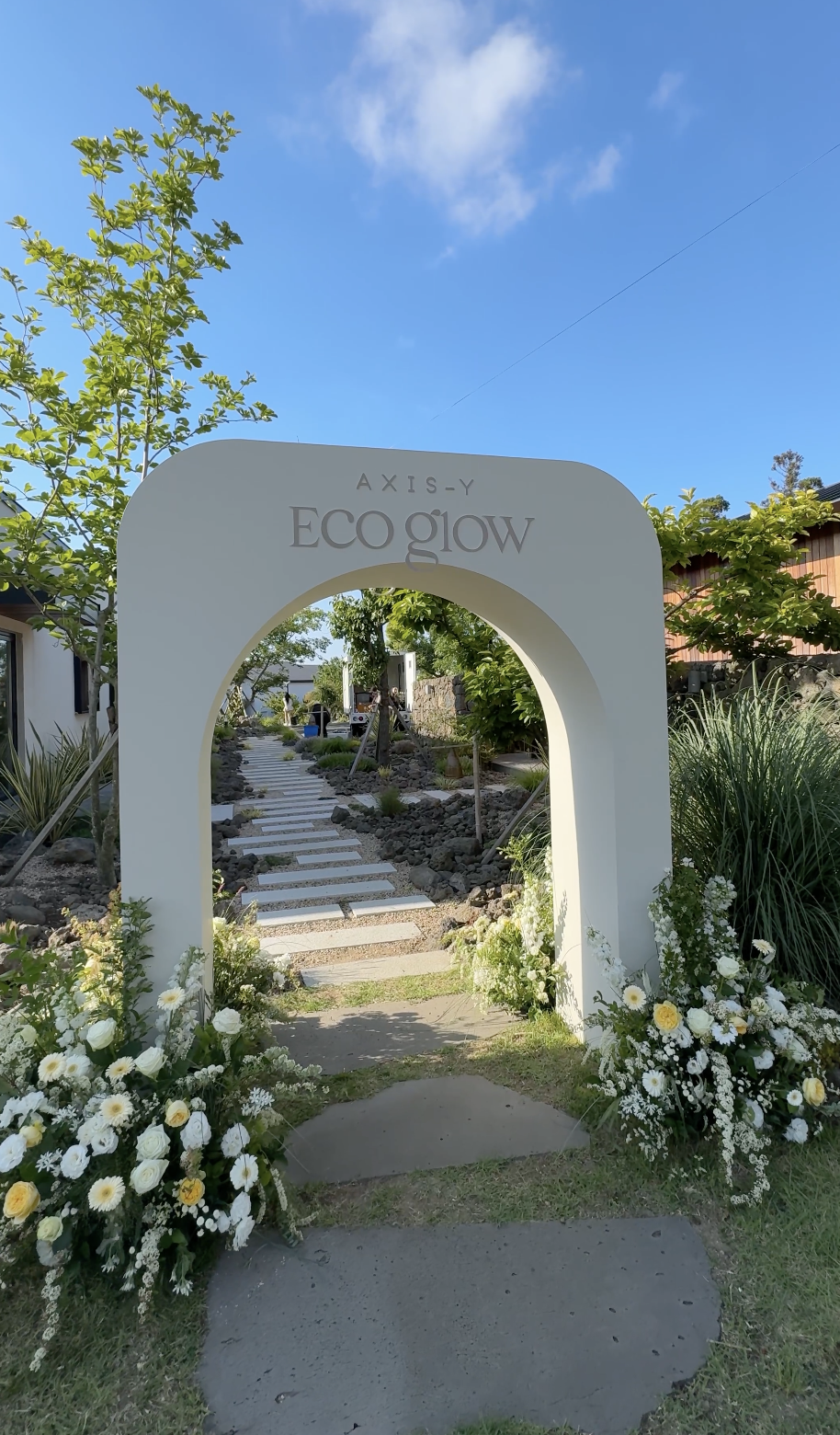 제주 이벤트. 커스텀 브랜딩 아치